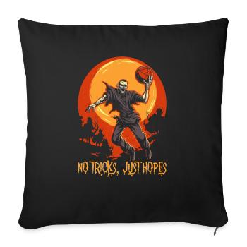 Basketball Halloween Trick Or Treat Spooky Baller - Sofa pillowcase 17,3'' x 17,3'' (45 x 45 cm) - black - Front