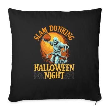Basketball Halloween Trick Or Treat Spooky Baller - Sofa pillowcase 17,3'' x 17,3'' (45 x 45 cm) - black - Front