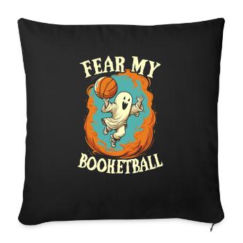 Basketball Halloween Trick Or Treat Spooky Baller - Sofa pillowcase 17,3'' x 17,3'' (45 x 45 cm) - black - Front