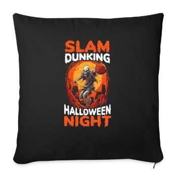 Basketball Halloween Trick Or Treat Spooky Baller - Sofa pillowcase 17,3'' x 17,3'' (45 x 45 cm) - black - Front