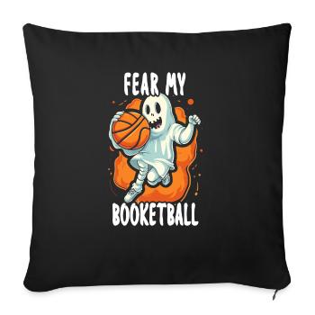 Basketball Halloween Trick Or Treat Spooky Baller - Sofa pillowcase 17,3'' x 17,3'' (45 x 45 cm) - black - Front