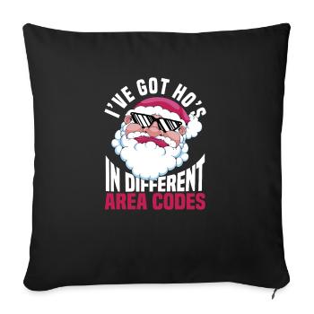 J’ai vu Ho dans différentes primaires Plus drôle - Housse de coussin décorative 45 x 45 cm - noir - Devant