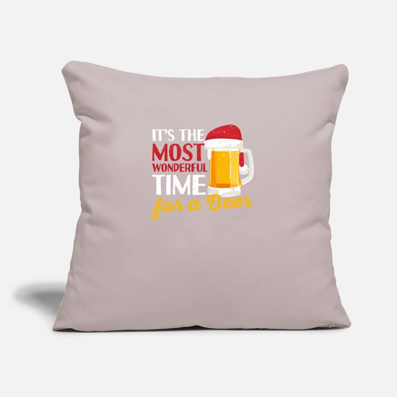 C’est le meilleur moment pour un bain de bière Housse de coussin décorative 45 x 45 cm