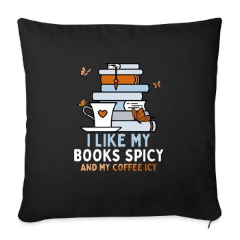 Si vous pouvez lire ceci, j’ai été obligé d’abandonner mon - Housse de coussin décorative 45 x 45 cm - noir - Devant