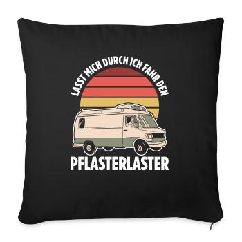 Krankenwagenfahrer Notfallfahrer Patiententranspor - Sofakissenbezug 45 x 45 cm - Schwarz - Vorne
