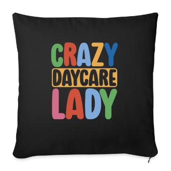 Childcare Teacher Educator - Sofa pillowcase 17,3'' x 17,3'' (45 x 45 cm) - black - Front