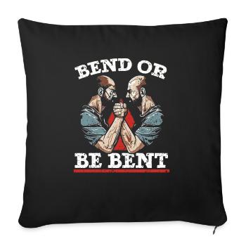Arm Wrestling Trainer Arm Wrestler Wrist Wrestler - Sofa pillowcase 17,3'' x 17,3'' (45 x 45 cm) - black - Front