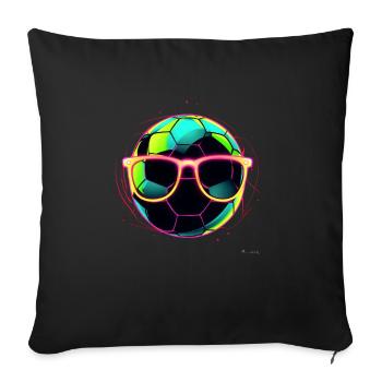 Soccer Player Football Athlete Toddler Boy Girl - Sofa pillowcase 17,3'' x 17,3'' (45 x 45 cm) - black - Front
