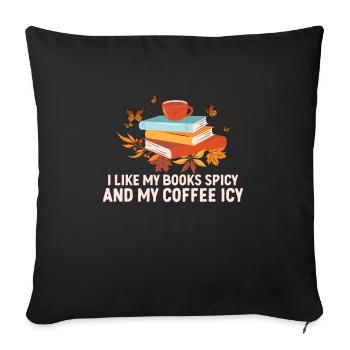 Si vous pouvez lire ceci, j’ai été obligé d’abandonner mon - Housse de coussin décorative 45 x 45 cm - noir - Devant
