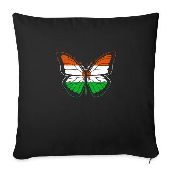 Niger - Sofa pillowcase 17,3'' x 17,3'' (45 x 45 cm) - black - Front