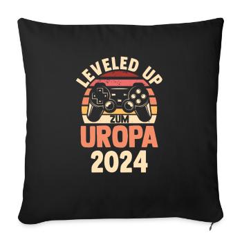 Werdender Uropa 2035 - Sofakissenbezug 45 x 45 cm - Schwarz - Vorne