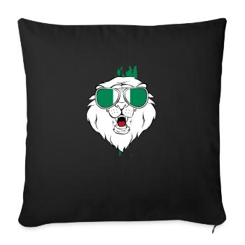 Nigéria - Housse de coussin décorative 45 x 45 cm - noir - Devant