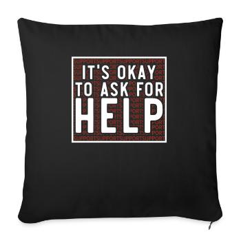 Unity Day Anti Bullying Bully Prevention Kindness - Sofa pillowcase 17,3'' x 17,3'' (45 x 45 cm) - black - Front