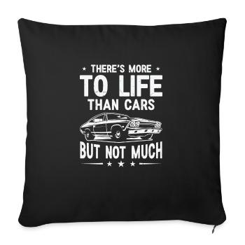 Muscle Car Enthusiast Car Enthusiast - Housse de coussin décorative 45 x 45 cm - noir - Devant