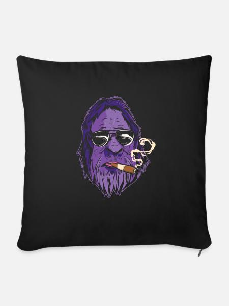 Zigarre Rauchen Zigarren Raucher - Sofakissenbezug 45 x 45 cm - Schwarz