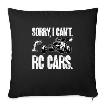 RC Car Remote Control Car - Sofa pillowcase 17,3'' x 17,3'' (45 x 45 cm) - black - Front