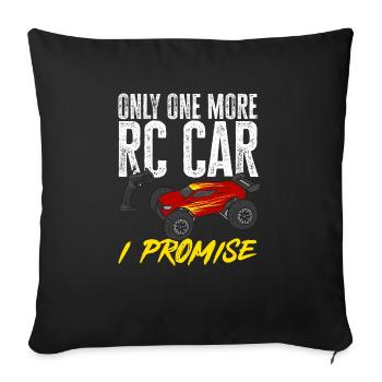 RC Car Remote Control Car - Sofa pillowcase 17,3'' x 17,3'' (45 x 45 cm) - black - Front