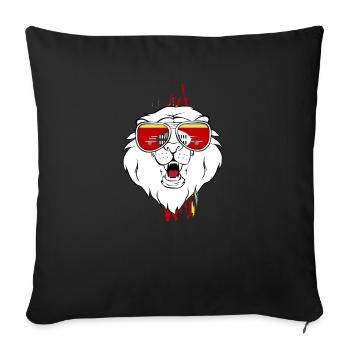 Swaziland - Housse de coussin décorative 45 x 45 cm - noir - Devant