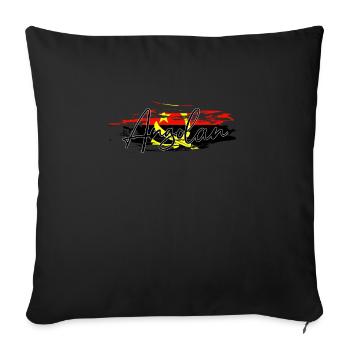 Angola - Housse de coussin décorative 45 x 45 cm - noir - Devant