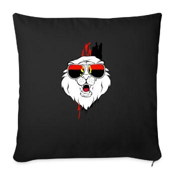 Angola - Housse de coussin décorative 45 x 45 cm - noir - Devant
