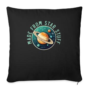 Astronomer Astronomy Constellations Stars Space - Sofa pillowcase 17,3'' x 17,3'' (45 x 45 cm) - black - Front