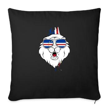 Cap-Vert - Housse de coussin décorative 45 x 45 cm - noir - Devant