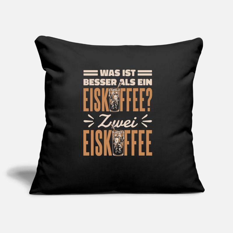 Was ist besser als ein Eiskaffee? Zwei Eiskaffee G Sofakissenbezug 45 x 45 cm