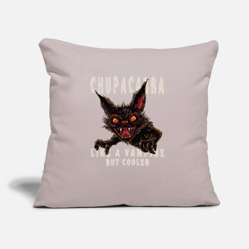Chupacabra comme un vampire, mais plus cool - Housse de coussin décorative 45 x 45 cm