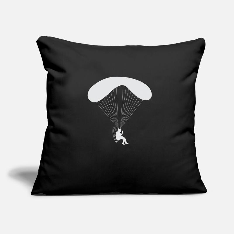 Paramotor Motorized paraglider Sofa pillowcase 17,3'' x 17,3'' (45 x 45 cm)