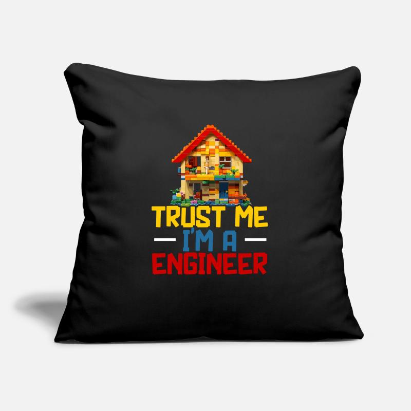 Master Builder Bricks Blocks Play Toys Sofa pillowcase 17,3'' x 17,3'' (45 x 45 cm)