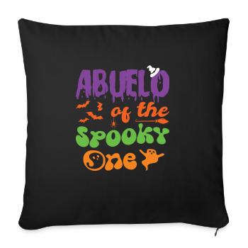 Abuelo Of The Spooky One Halloween 1st Birthday - Sofakissenbezug 45 x 45 cm - Schwarz - Vorne