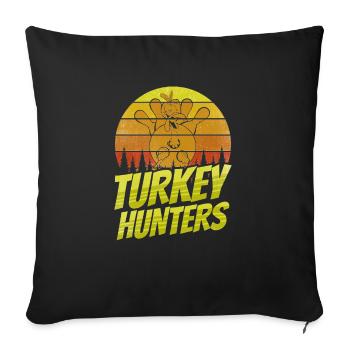 Thanksgiving Bowl Bowler Strike Pin Sport Bowling - Sofakissenbezug 45 x 45 cm - Schwarz - Vorne