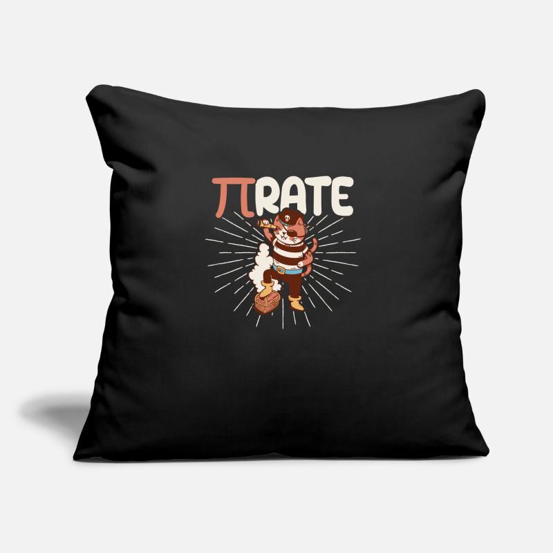 Funny Pi Day Math Science Cat Pirate Sofa pillowcase 17,3'' x 17,3'' (45 x 45 cm)
