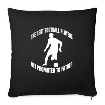 Soccer Player Soccer Team Soccer Design - Sofa pillowcase 17,3'' x 17,3'' (45 x 45 cm) - black - Front