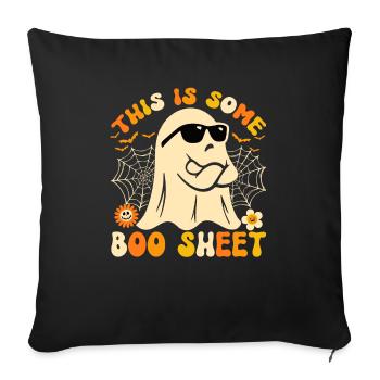 Halloween Costume Pumpkin Skeleton Horror Ghost - Sofa pillowcase 17,3'' x 17,3'' (45 x 45 cm) - black - Front