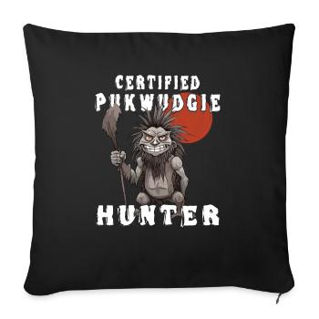 Mythical Monster - Cryptozoology - Funny - Sofa pillowcase 17,3'' x 17,3'' (45 x 45 cm) - black - Front
