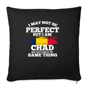Chad - Sofa pillowcase 17,3'' x 17,3'' (45 x 45 cm) - black - Front