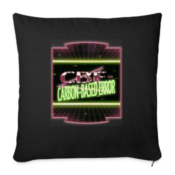 programming equestrian awesome hacker funny quote - Sofakissenbezug 45 x 45 cm - Schwarz - Vorne