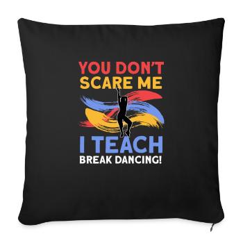 Breakdancing - Sofakissenbezug 45 x 45 cm - Schwarz - Vorne