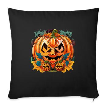 Mysterious Halloween Night: Dark Magic,Mysticism - Sofa pillowcase 17,3'' x 17,3'' (45 x 45 cm) - black - Front
