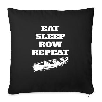 Rowing Rowing Team Rowing Rowing Club Rowing - Sofa pillowcase 17,3'' x 17,3'' (45 x 45 cm) - black - Front