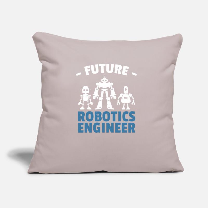Droid Builder Future Robotics Engineer School Buil Sofa pillowcase 17,3'' x 17,3'' (45 x 45 cm)