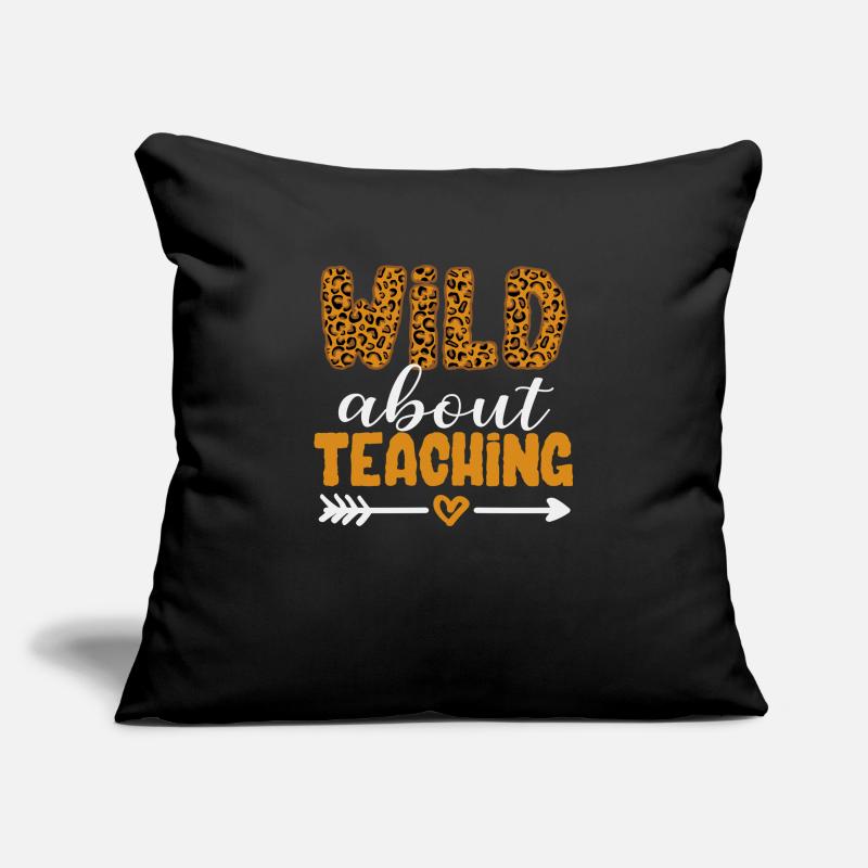 Wild About Teaching Lehrer Schule Pre-K Tier Sofakissenbezug 45 x 45 cm