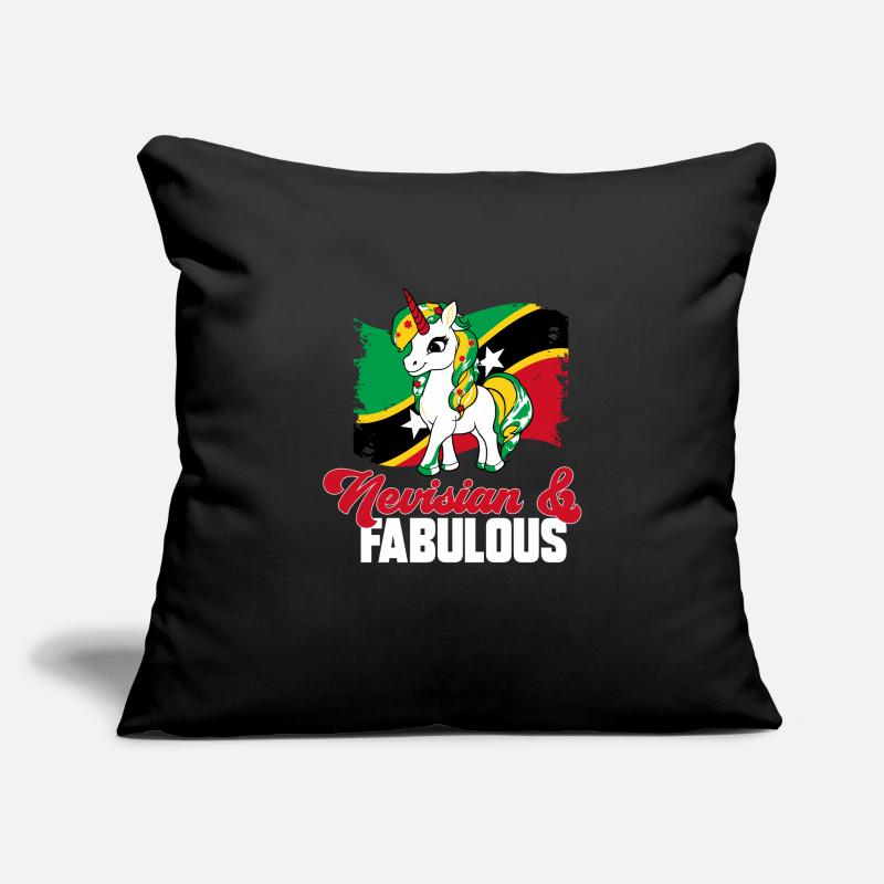 Drapeau de Saint-Kitts-et-Nevis Housse de coussin décorative 45 x 45 cm