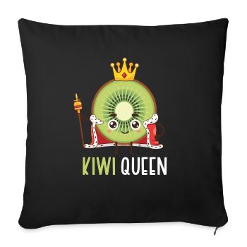 Steak - Sofa pillowcase 17,3'' x 17,3'' (45 x 45 cm) - black - Front