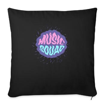 Groupe de musique Professeur de musique Musicien - Housse de coussin décorative 45 x 45 cm - noir - Devant