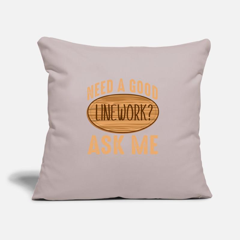 Pyrography Wood Burning Pyrograph Wood Burner Sofa pillowcase 17,3'' x 17,3'' (45 x 45 cm)