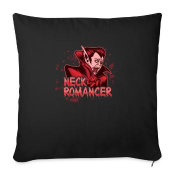 Trick Or Treat Horreur Vampire Effrayant Joyeux Halloween - Housse de coussin décorative 45 x 45 cm - noir - Devant