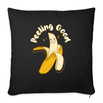 Esthéticienne, Soins de la peau, Beauté, Dermantologue, - Housse de coussin décorative 45 x 45 cm - noir - Devant