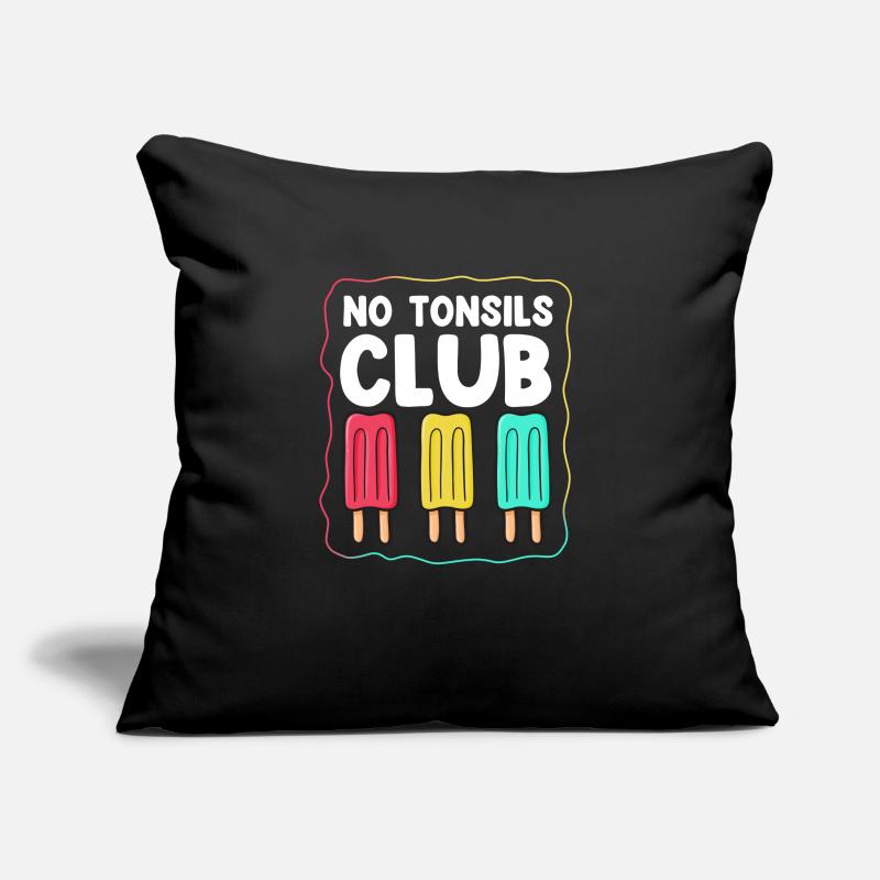 Tonsillectomy, recovery, tonsillectomy Sofa pillowcase 17,3'' x 17,3'' (45 x 45 cm)